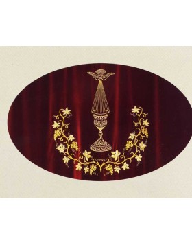 Embroidered Royal Gate curtain 0541006
