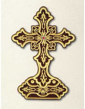 Embroidered decorative cross 0553006