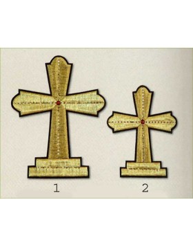 Embroidered decorative cross 0553030