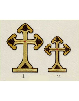 Embroidered decorative cross 0553031