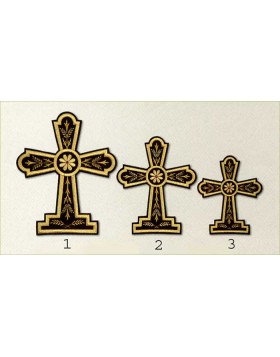 Embroidered decorative cross 0553032
