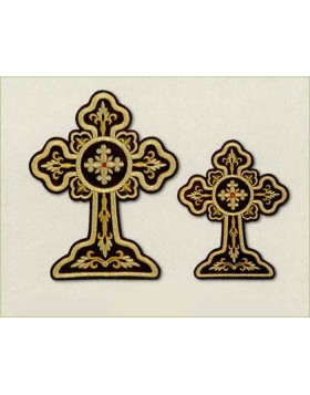 Embroidered decorative cross 0553034