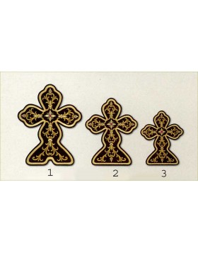 Embroidered decorative cross 0553035