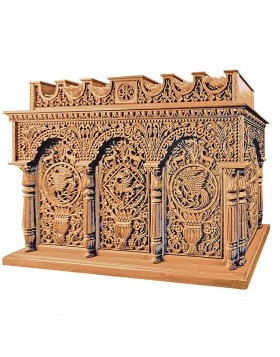 Wood carved Candle stand 0707020