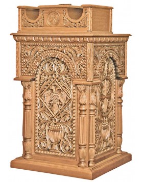 Wood carved Candle stand 0707022