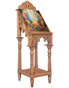 Wood carved Icon stand 0708015