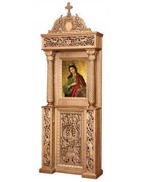 Wood carved Icon stand 0709022