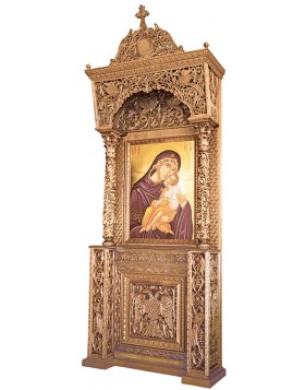 Wood carved Icon stand 0709023