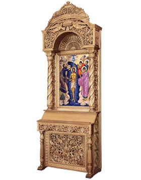 Wood carved Icon stand 0709025